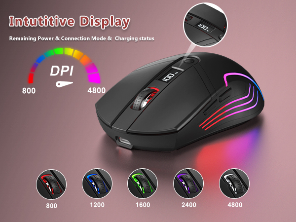 Light up keyboard and mouse wireless Creamy keyboard and mouse