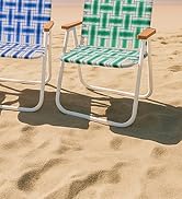 Sekey Camping Chair, Beach Chair for Adults with Highback, Folding Lawn Chair with Webbed Airflow...