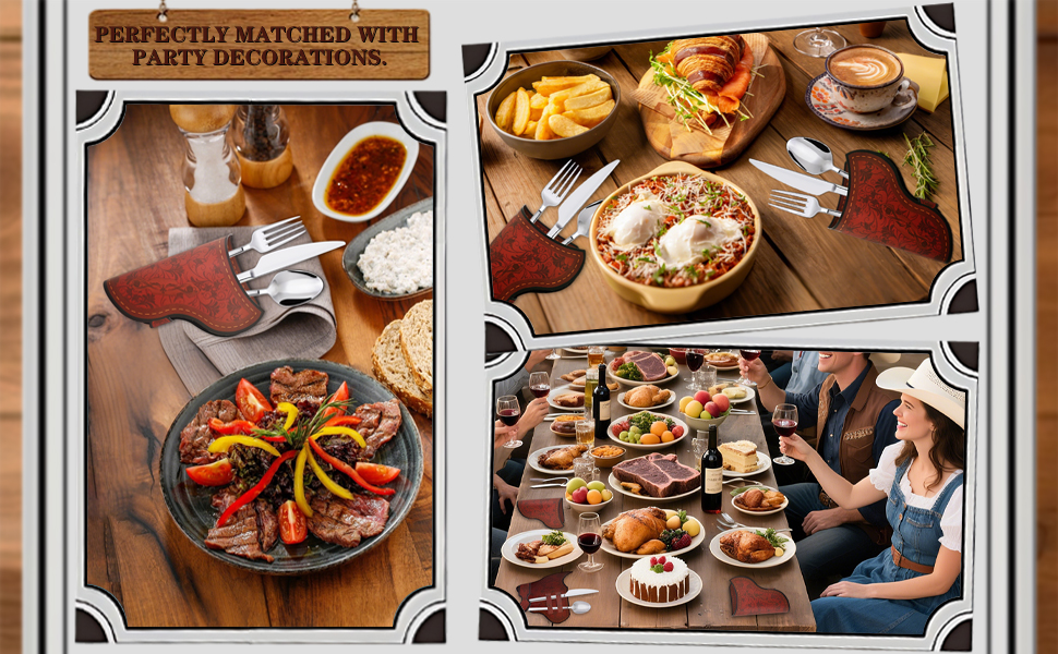 cowboy holster silverware holders silverware holders western party tableware silverware holster