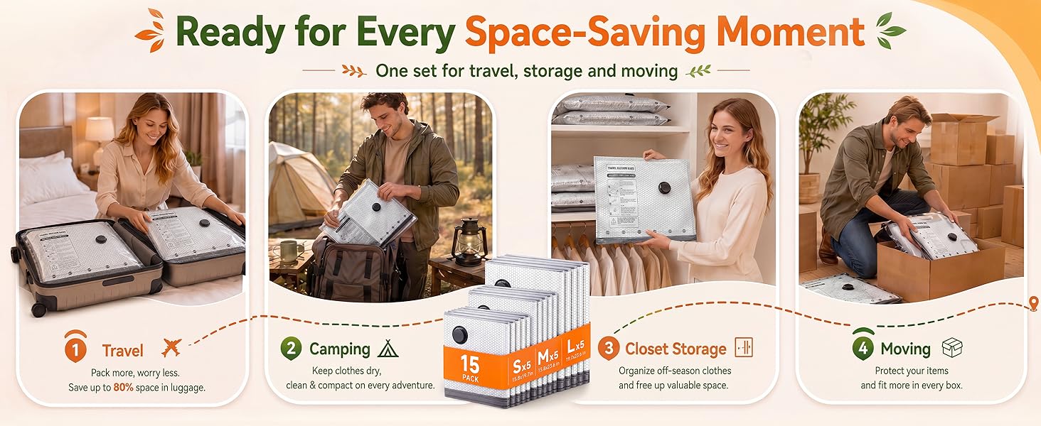 travel vacuum bags