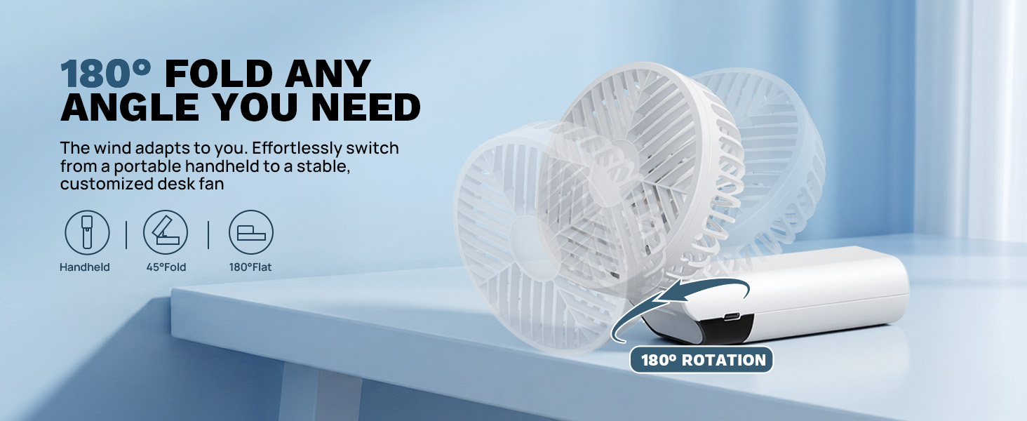 Handheld Fan Rechargeable