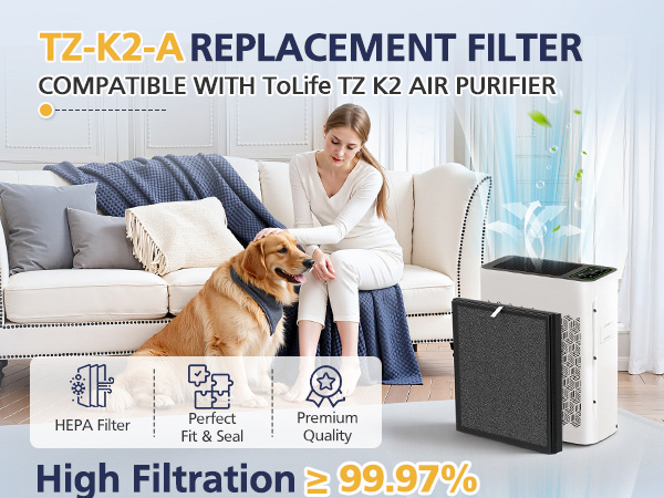 tz k2 replacement filter