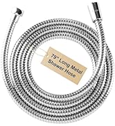 Rivix Shower Hose Replacement Handheld Kink Free Stainless Steel Shower Head Wand Hose Extension ...