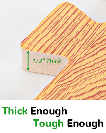 Art3d Eva Puzzle Exercise Mats, 1/2” Thick Foam Interlocking Tiles - Thick Enough, Tough Enough.