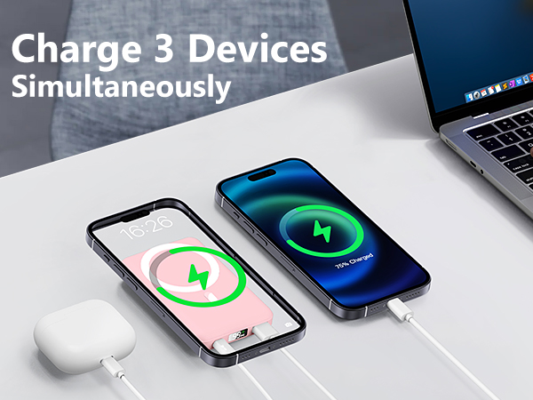 3 Devices Charging