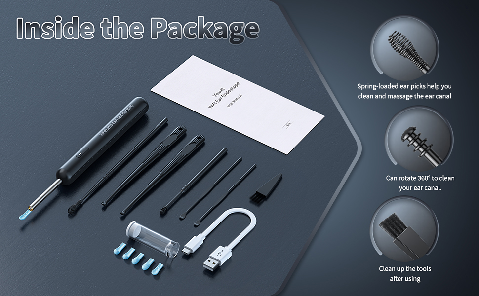 earwax removal kit with camera