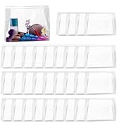 GAWBYET 50 PCS Mini Clear Makeup Bag,Small Clear Zipper Pouch Travel Bag for Toiletries Plastic C...