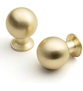 BEILEIOU Brushed Gold Cabinet Knobs Classic Vintage Retro Drawer Knobs Kitchen Cupboard Bathroom ...