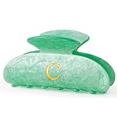 Fycert Preppy Hair Clips Hair Claws for Women Her - Personalized Cute Initial Hair Clips for Girl...