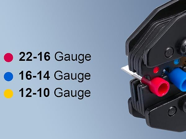 22-16AWG 16-14AWG 12-10AWG