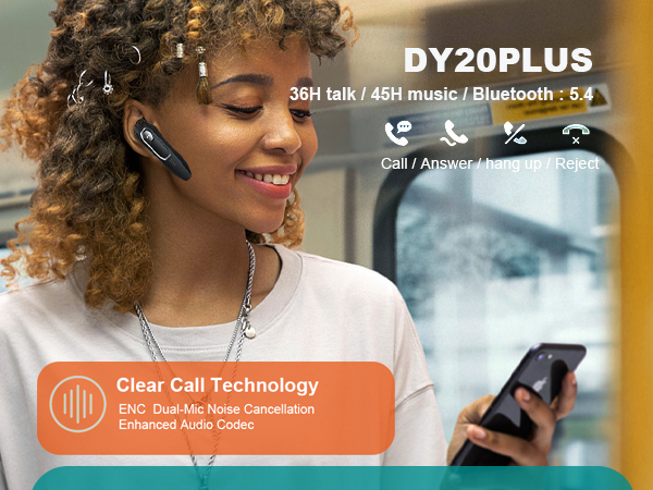 single ear headset bluetooth 5.4