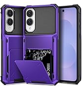 TOPAUX for Samsung S25 Edge Wallet Case Galaxy S25 Edge Wallet Case Card Holder 1 to 5 Credit Car...