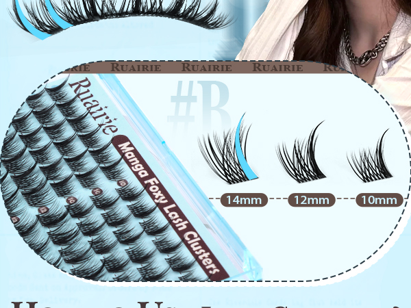 manga lash clusters