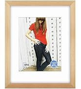 RPJC 11x14 inch Picture Frame Made of Solid Wood and High Definition Glass Display Pictures 8x10 ...
