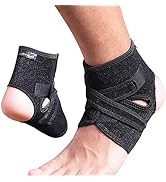 HiRui Ankle Wraps Ankle Brace Compression Ankle Support for Men Women, Ankle Stabilizer for Runni...