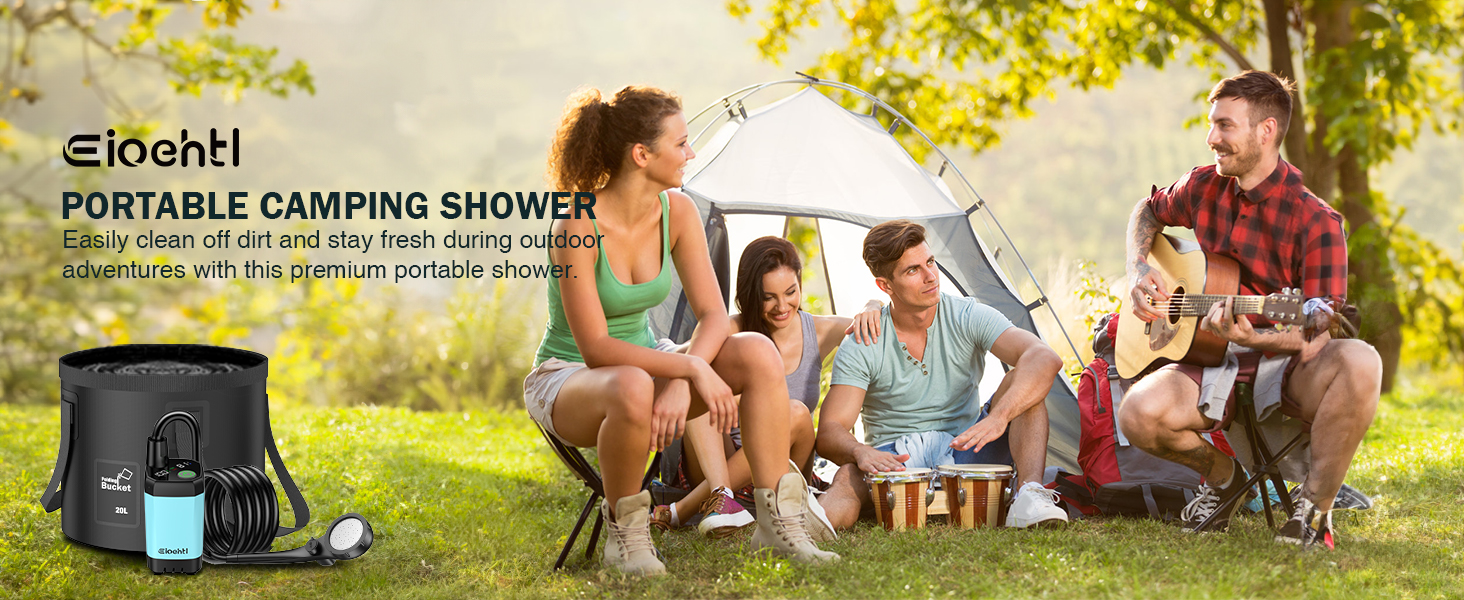 portable shower for camping