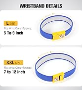FEITA Anti Static Wrist Strap, 10.5" Antistatic Wristband Adjustable Grounding Bracelet, 10’ Exte...
