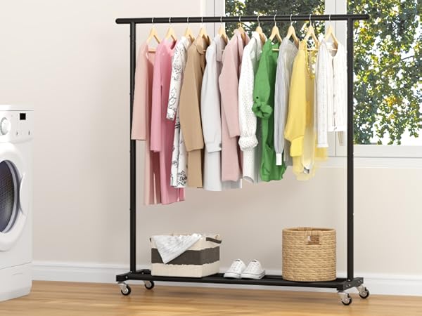 Black Clothes Drying Rack
