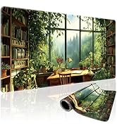 Mcapirivo Green Library Study Room Large Gaming Mouse Pad 31.5