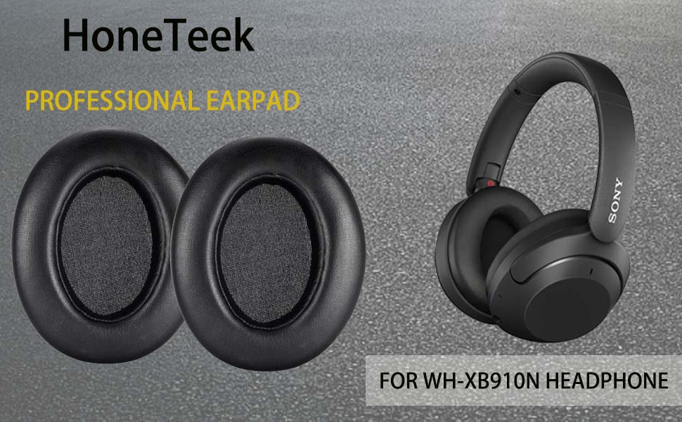 Replacement Ear Pad Cushions for Sony WH-XB910N WHXB910N Wireless Bluetooth 