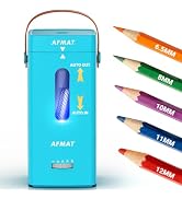 AFMAT Electric Pencil Sharpener, Fully Automatic Pencil Sharpener, Auto in &amp; Out, Rechargeable Ha...