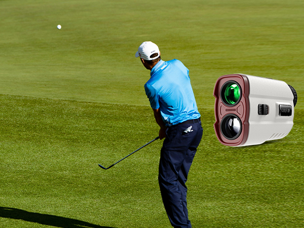 Golf Rangefinder with Slope, Pin-Seeker &amp; Vibration