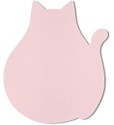 Hsxnam Funny Leather Mouse Pad Cute Cat Shape Office Desk Accessories Decor for Women Small Mouse...
