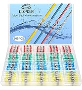 305 Pcs Heat Shrink Solder Seal Wire Connectors, Wire Soldering Kit Marine Waterproof Wiring Elec...