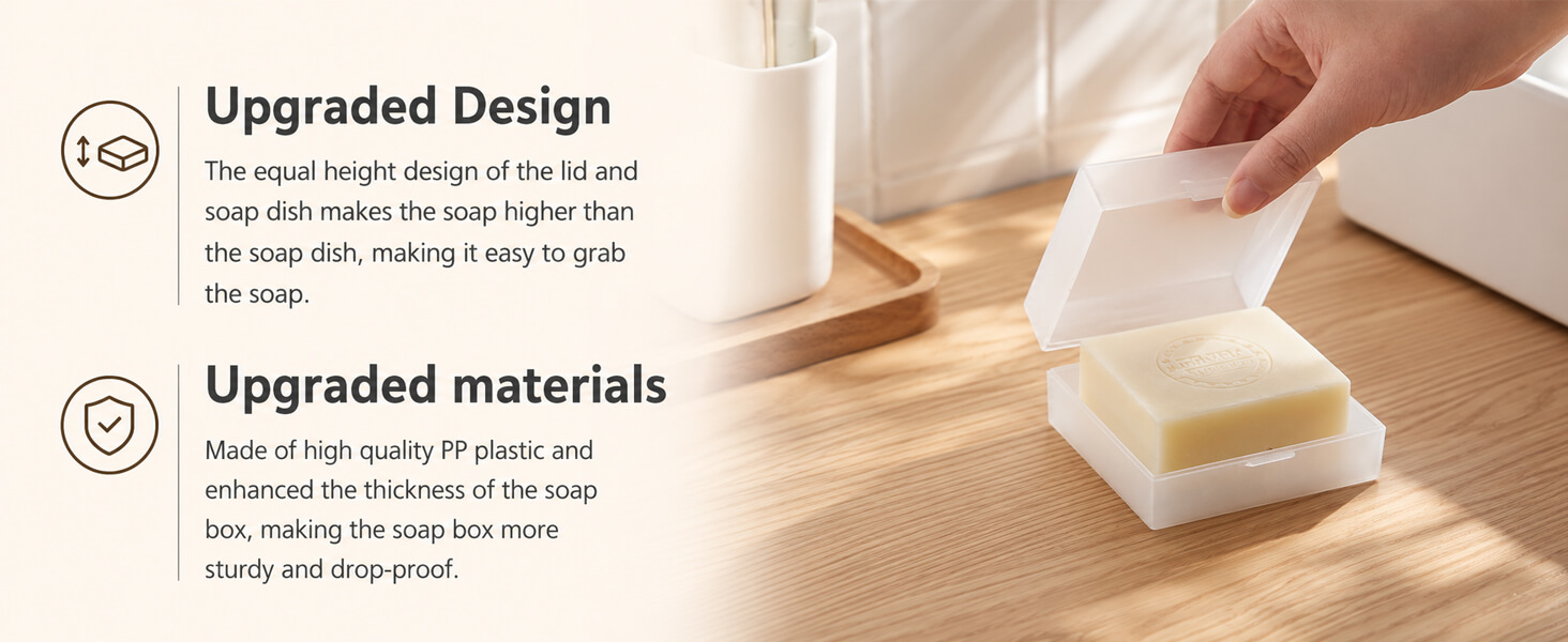 square soap travel case
