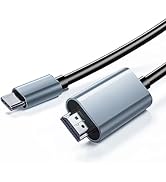 Dnkeaur USB C to HDMI Cable for Home Office 4K 6.6ft,Type C to HDMI Adapter Cables Thunderbolt 3 ...
