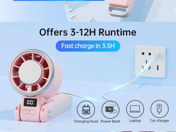 Battery Rechargeable Fan