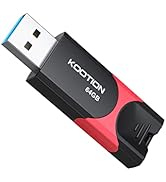 KOOTION 64 GB USB 3.0 Flash Drive Thumb Drive Retractable 64G Zip Drive Ultra High Speed USB Stic...