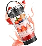 Blender Cup Replacement for Ninja, 18oz Blending Vessel with Sip &amp; Seal Lid Compatible with Ninja...