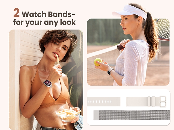 2 Watch Bands for Your Beautiful Smart Watch