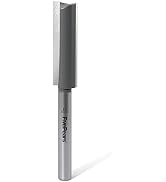 FivePears Straight Router Bits 1/4 Inch Shank Double Flute, 3/8 Inch Cutting Diameter, 1-1/4 Inch...