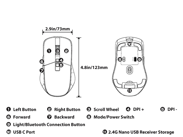 wireless gaming mouse