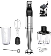 KOIOS Immersion Blender Handheld - Trigger Variable Speed 5-in-1 Immersion Hand Blender 1100W, An...
