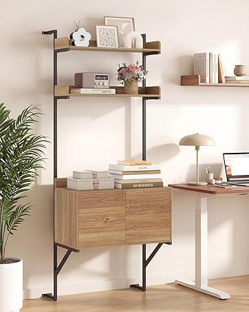 Wall Mounted Ladder Bookcase
