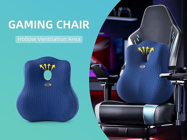 office chair pillow for back support lumbar support cushion