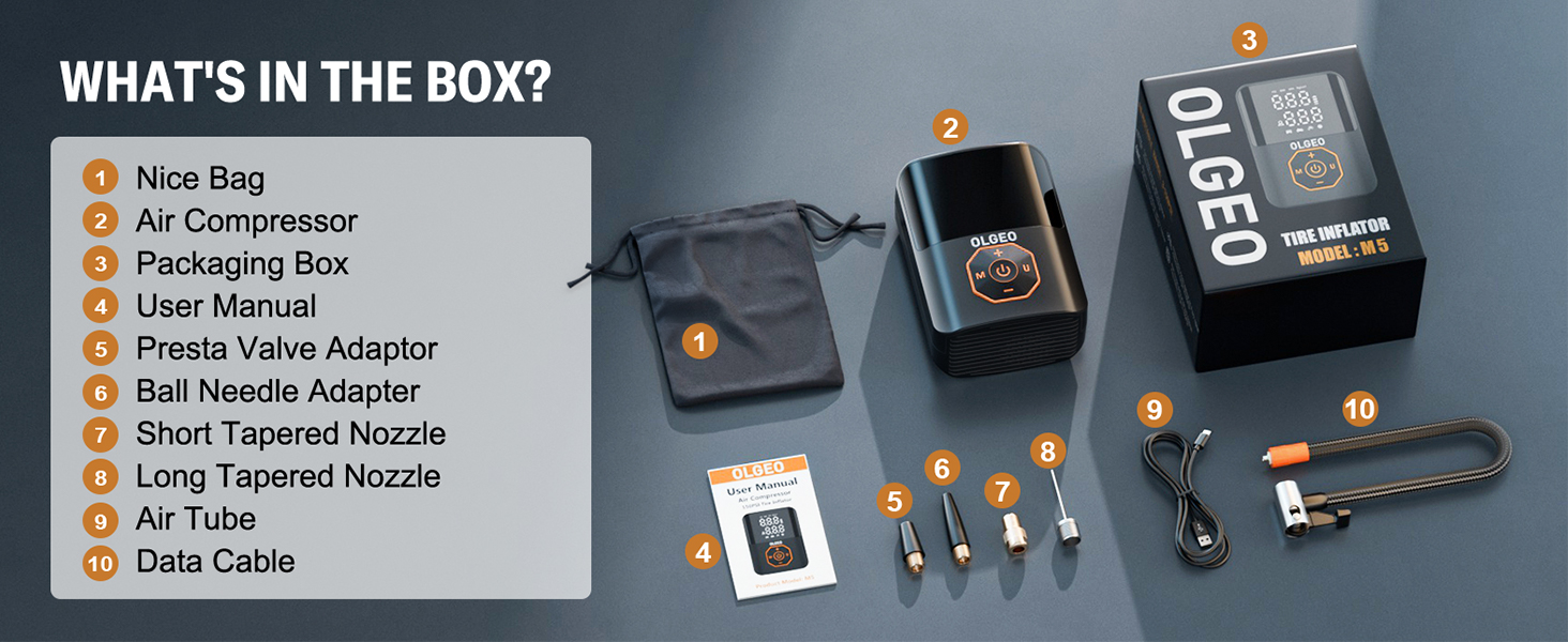 Tire Inflator Portable Air Compressor