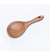 Natural Wooden Rice Spoon Non-stick Wooden Rice Paddle Rice Scooper Rice Serving Spoon Rice Spatu...