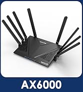 WAVLINK AX6000 WiFi 6 Mesh Router with 2.5G Port, 2025 6.0 Gbps Gigabit Wireless Internet Router,...