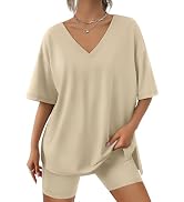 Trendy Queen Womens Two Piece Lounge Sets Summer Outfits 2025 Spring Fashion Vacation Tops Shorts...