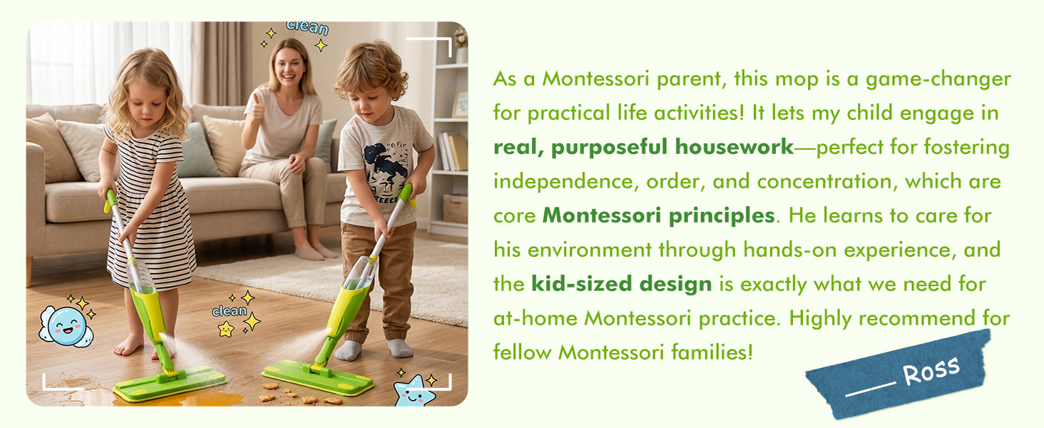 Toddler Educational Housekeeping Set