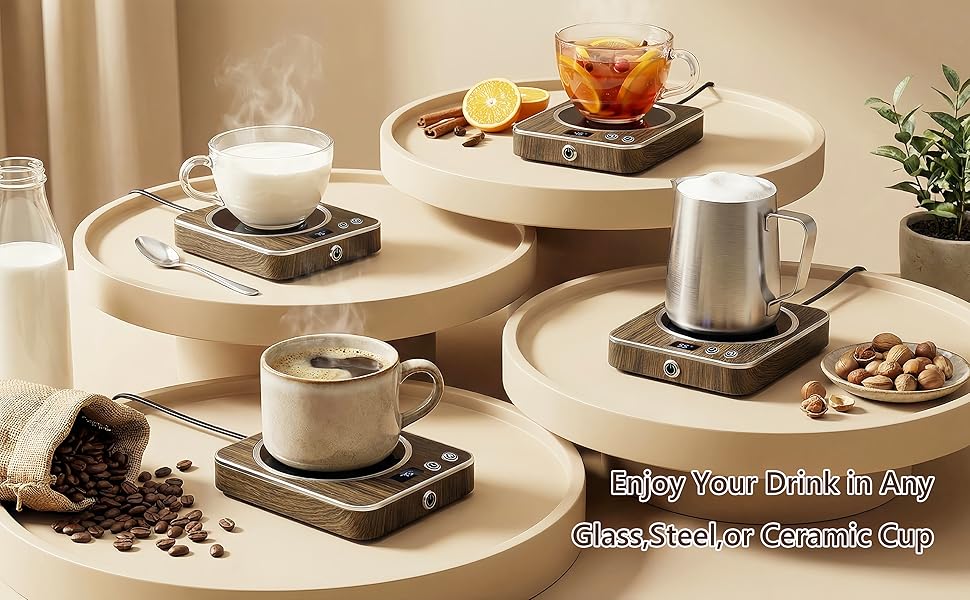 cooling and heating cup coaster