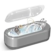 KUNPHY Ultrasonic Jewelry Cleaner, Jewelry Cleaner Machine 12oz 46KHz, Professional Sonic Cleaner...