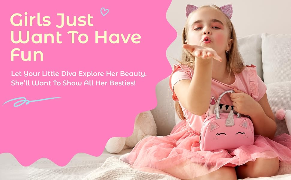 Girls Just Want To Have Fun. Let your little diva explore her beauty. She&amp;#39;ll to show all her besties