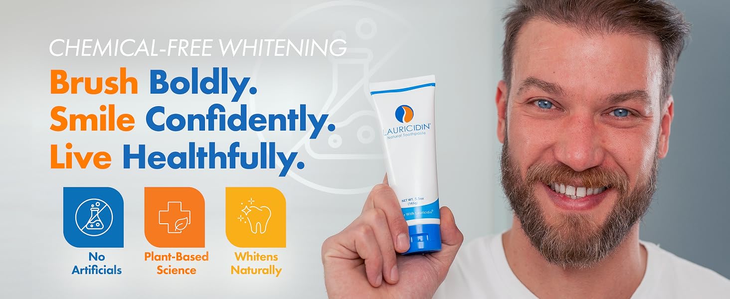 Xylitol, Lauricidin, Monolaurin, Stevia, toothpaste, whitening