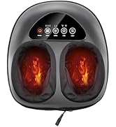 QXC Shiatsu Foot Massager Machine - Toasty Toes Heaven! Heat Surge Technology for Couch Potatoes ...