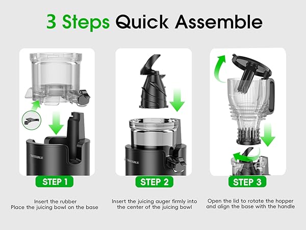3 Steps Quick Assemble